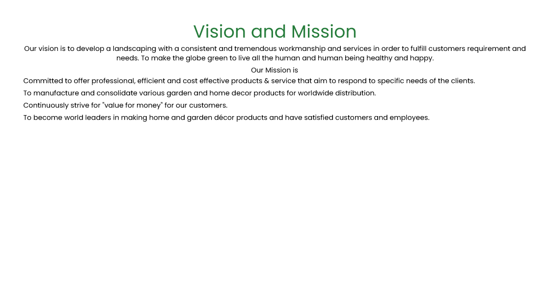 Vision and Mission